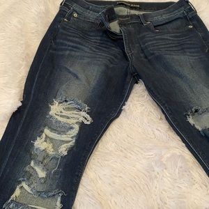 Express distressed ankle pants. No flaws.